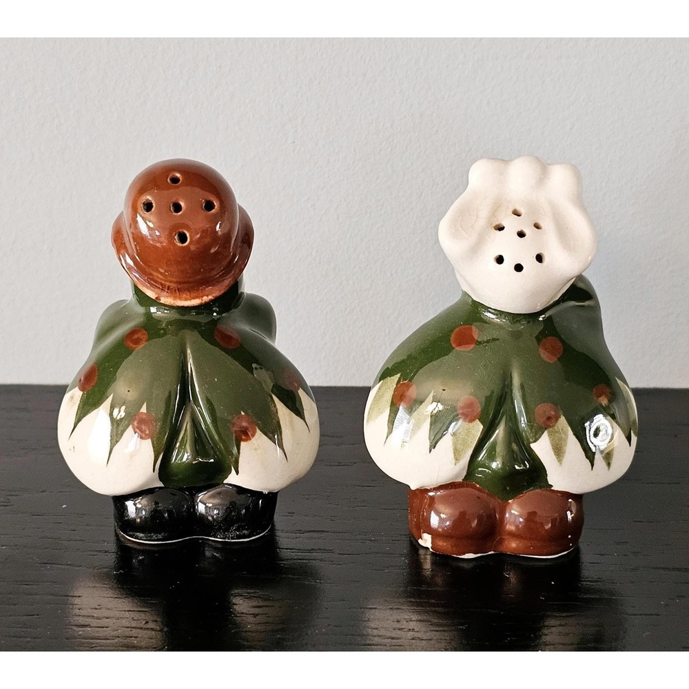 Vintage 1940s Anthropomorphic Bee Couple, Salt and Pepper Shakers, Made in Japan - Picture 3 of 8